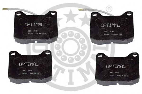 Комплект тормозных колодок, дисковый тормоз OPTIMAL 9132