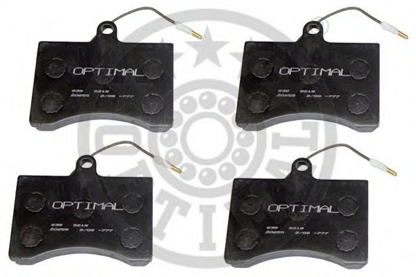 Комплект тормозных колодок, дисковый тормоз OPTIMAL 9218