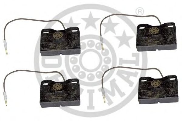 Комплект тормозных колодок, дисковый тормоз OPTIMAL 9340