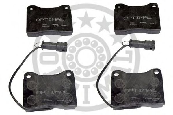 Комплект тормозных колодок, дисковый тормоз OPTIMAL 9496