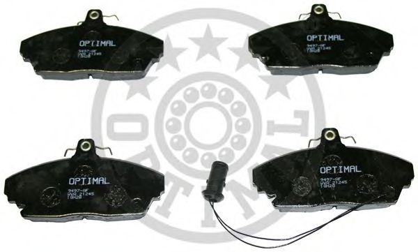 Комплект тормозных колодок, дисковый тормоз OPTIMAL 9497
