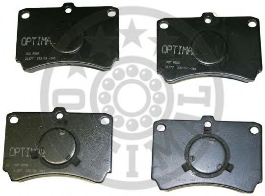 Комплект тормозных колодок, дисковый тормоз OPTIMAL 9569