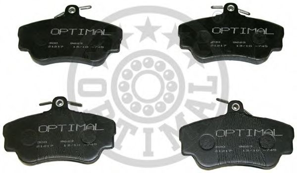 Комплект тормозных колодок, дисковый тормоз OPTIMAL 9623