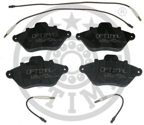 Комплект тормозных колодок, дисковый тормоз OPTIMAL 9624