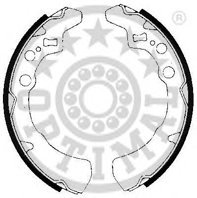 Комплект тормозных колодок OPTIMAL BB-3540