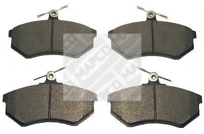 Комплект тормозных колодок, дисковый тормоз MAPCO 6390