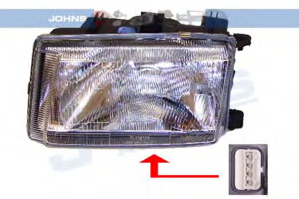 Основная фара JOHNS 95 24 09-4