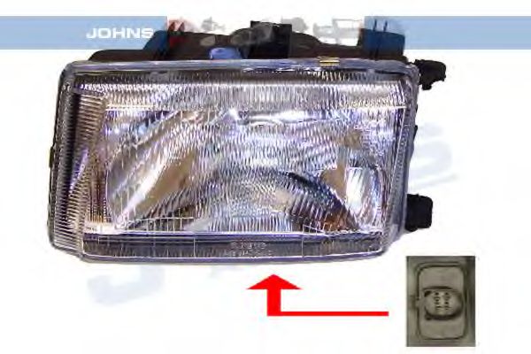 Основная фара JOHNS 95 24 09-6