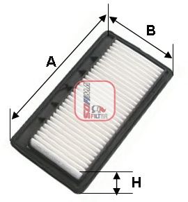 Воздушный фильтр SOFIMA S 3496 A