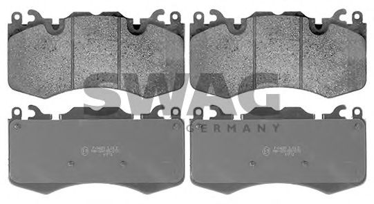 Комплект тормозных колодок, дисковый тормоз SWAG 22 11 6126