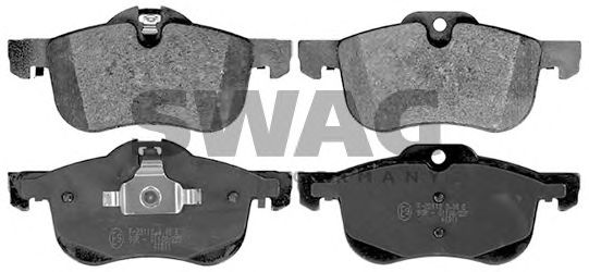 Комплект тормозных колодок, дисковый тормоз SWAG 22 91 6354