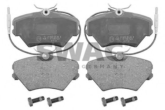 Комплект тормозных колодок, дисковый тормоз SWAG 60 11 6182