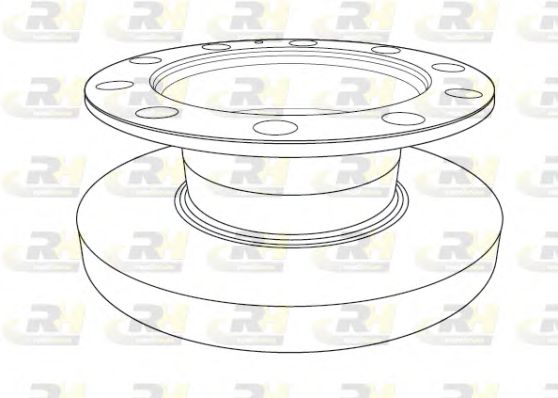 Тормозной диск ROADHOUSE 119210