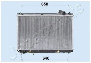 Радиатор, охлаждение двигателя JAPANPARTS RDA153084