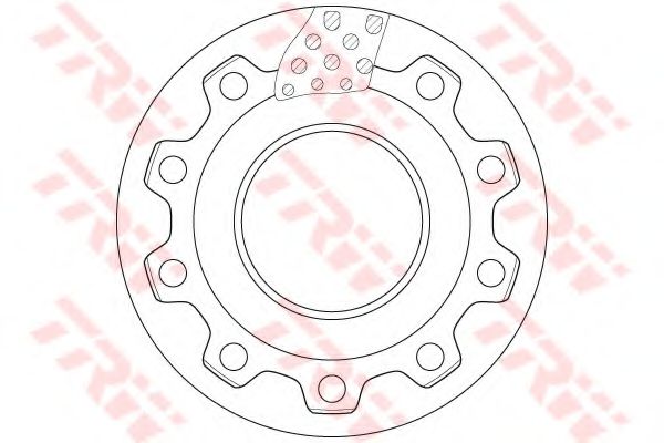 Тормозной диск TRW DF5039S
