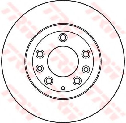 Тормозной диск TRW DF6115