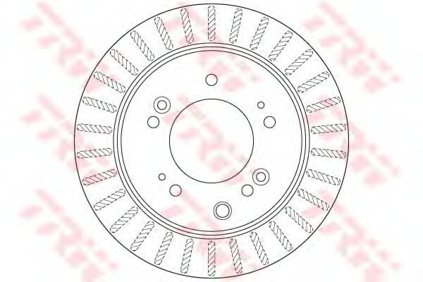 Тормозной диск TRW DF6191S