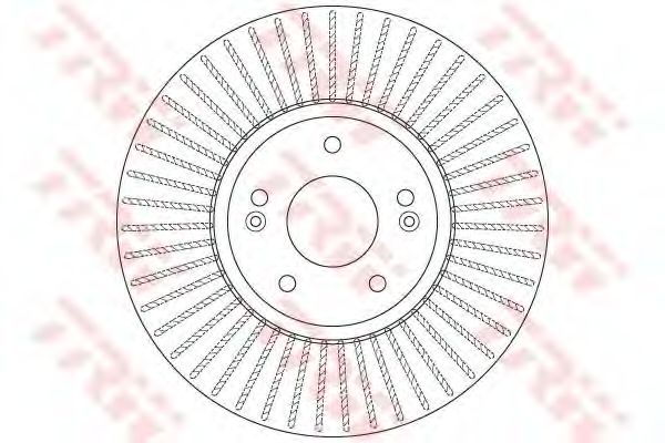 Тормозной диск TRW DF6222