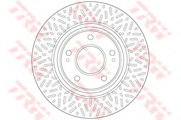 Тормозной диск TRW DF6259