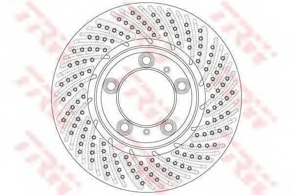 Тормозной диск TRW DF6267S