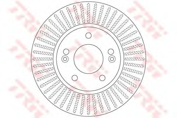 Тормозной диск TRW DF6270