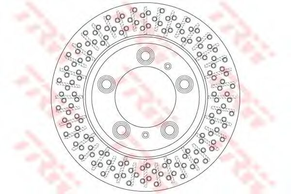 Тормозной диск TRW DF6298S