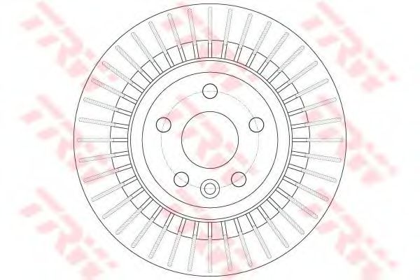 Тормозной диск TRW DF6308