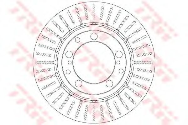 Тормозной диск TRW DF6336