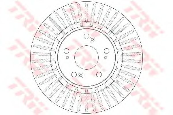 Тормозной диск TRW DF6432S
