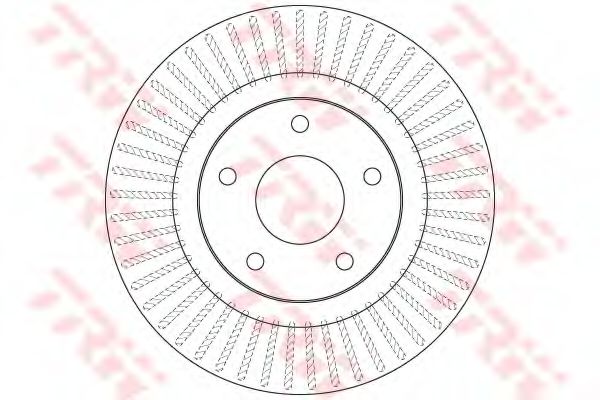 Тормозной диск TRW DF6533
