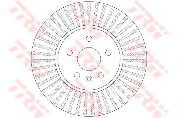 Тормозной диск TRW DF6629