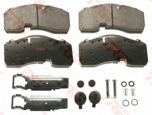 Комплект тормозных колодок, дисковый тормоз TRW GDB5092