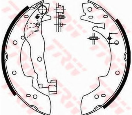 Комплект тормозных колодок TRW GS6251
