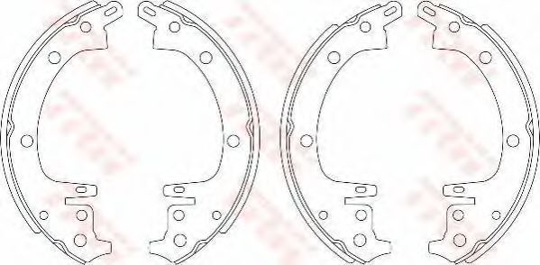 Комплект тормозных колодок TRW GS7321