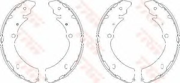 Комплект тормозных колодок TRW GS7809