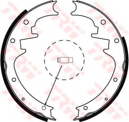 Комплект тормозных колодок TRW GS8444