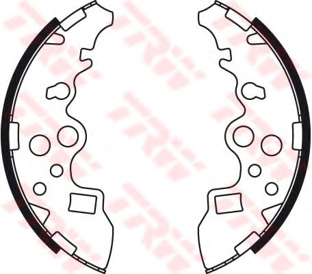 Комплект тормозных колодок TRW GS8485