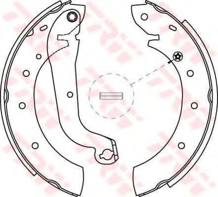 Комплект тормозных колодок TRW GS8622