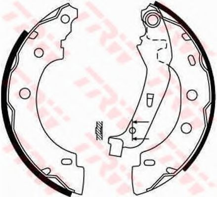 Комплект тормозных колодок TRW GS8650