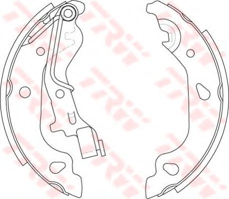 Комплект тормозных колодок TRW GS8687