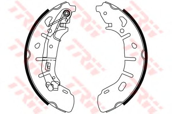 Комплект тормозных колодок TRW GS8799