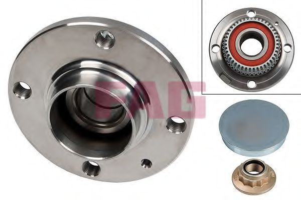 Комплект подшипника ступицы колеса FAG 713 6106 60