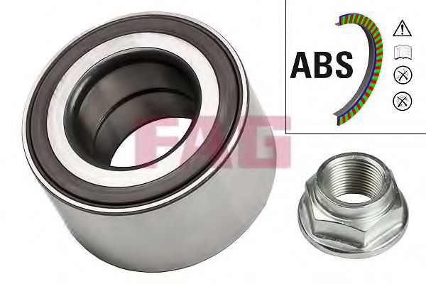 Комплект подшипника ступицы колеса FAG 713 6177 40