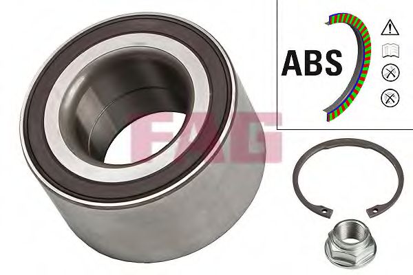 Комплект подшипника ступицы колеса FAG 713 6178 40