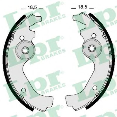 Комплект тормозных колодок LPR 00670