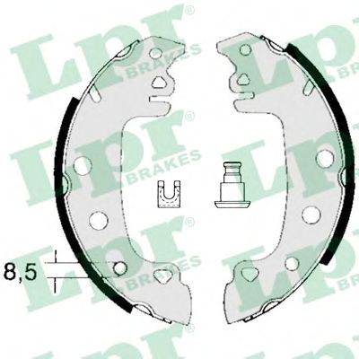 Комплект тормозных колодок LPR 00770