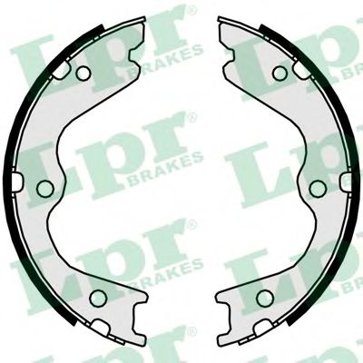 Комплект тормозных колодок, стояночная тормозная система LPR 01072
