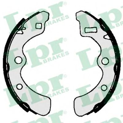 Комплект тормозных колодок LPR 01500