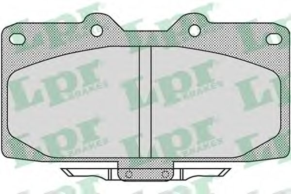 Комплект тормозных колодок, дисковый тормоз LPR 05P1027
