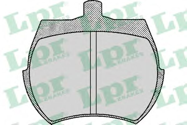 Комплект тормозных колодок, дисковый тормоз LPR 05P108